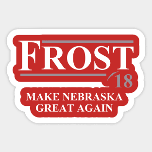 coach scott frost coming to nebraska Sticker